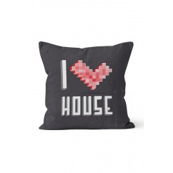 K-546 Love House Çift Tarafı Baskılı Kırlent Kılıfı K-546 Love House Çift Tarafı Baskılı Kırlent Kılıfı