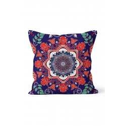 K-549 Lale Mandala Çift Tarafı Baskılı Kırlent Kılıfı K-549 Lale Mandala Çift Tarafı Baskılı Kırlent Kılıfı