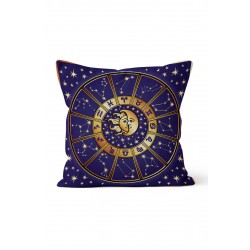 K-554 Lacivert Astroloji Çift Tarafı Baskılı Kırlent Kılıfı K-554 Lacivert Astroloji Çift Tarafı Baskılı Kırlent Kılıfı