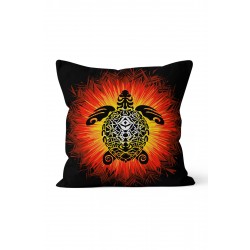 K-560 Kırmızı Kaplumbağa Çift Tarafı Baskılı Kırlent Kılıfı K-560 Kırmızı Kaplumbağa Çift Tarafı Baskılı Kırlent Kılıfı