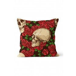 K-583 Gothic Skull Çift Tarafı Baskılı Kırlent Kılıfı K-583 Gothic Skull Çift Tarafı Baskılı Kırlent Kılıfı