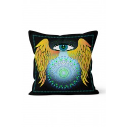 K-603 Eye Wings Çift Tarafı Baskılı Kırlent Kılıfı K-603 Eye Wings Çift Tarafı Baskılı Kırlent Kılıfı