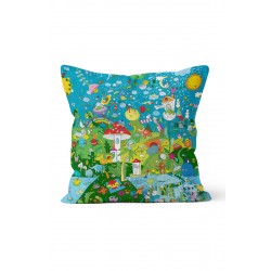 K-604 Doodle Çift Tarafı Baskılı Kırlent Kılıfı K-604 Doodle Çift Tarafı Baskılı Kırlent Kılıfı