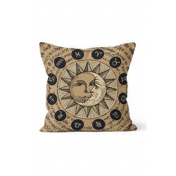 K-628 Brown Sun Moon Çift Tarafı Baskılı Kırlent Kılıfı K-628 Brown Sun Moon Çift Tarafı Baskılı Kırlent Kılıfı