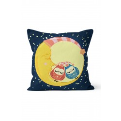 K-657 Ay Dede Çocuk Odası Çift Tarafı Baskılı Kırlent Kılıfı K-657 Ay Dede Çocuk Odası Çift Tarafı Baskılı Kırlent Kılıfı