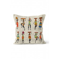 K-667 African Womans Çift Tarafı Baskılı Kırlent Kılıfı K-667 African Womans Çift Tarafı Baskılı Kırlent Kılıfı