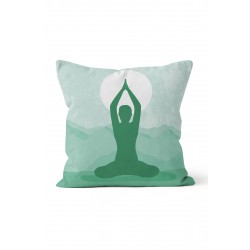 K-1012 Yoga Yapan Adam 1  Çift Tarafı Baskılı Kırlent Kılıfı K-1012 Yoga Yapan Adam 1  Çift Tarafı Baskılı Kırlent Kılıfı