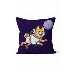 K-675 Astronot Köpek Çift Tarafı Baskılı Kırlent Kılıfı K-675 Astronot Köpek Çift Tarafı Baskılı Kırlent Kılıfı