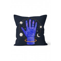 K-676 El ve Astronomik Simgeler 1 Çift Tarafı Baskılı Kırlent Kılıfı K-676 El ve Astronomik Simgeler 1 Çift Tarafı Baskılı Kırlent Kılıfı