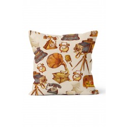 K-685 Antik Eşyalar Çift Tarafı Baskılı Kırlent Kılıfı K-685 Antik Eşyalar Çift Tarafı Baskılı Kırlent Kılıfı