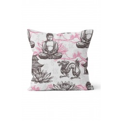 K-708 Buddha ve Asya Desenleri Çift Tarafı Baskılı Kırlent Kılıfı K-708 Buddha ve Asya Desenleri Çift Tarafı Baskılı Kırlent Kılıfı