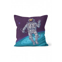 K-725 El Sallayan Astronot Çift Tarafı Baskılı Kırlent Kılıfı K-725 El Sallayan Astronot Çift Tarafı Baskılı Kırlent Kılıfı