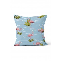 K-742 Flamingolar Çift Tarafı Baskılı Kırlent Kılıfı K-742 Flamingolar Çift Tarafı Baskılı Kırlent Kılıfı