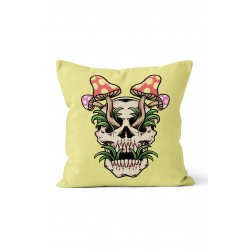 K-898 Kuru Kafa Mantarlar Çift Tarafı Baskılı Kırlent Kılıfı K-898 Kuru Kafa Mantarlar Çift Tarafı Baskılı Kırlent Kılıfı