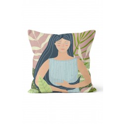 K-982 Tropikal Meditatif Huzur Çift Tarafı Baskılı Kırlent Kılıfı K-982 Tropikal Meditatif Huzur Çift Tarafı Baskılı Kırlent Kılıfı