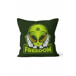 K-994 Uzaylı Freedom Çift Tarafı Baskılı Kırlent Kılıfı K-994 Uzaylı Freedom Çift Tarafı Baskılı Kırlent Kılıfı