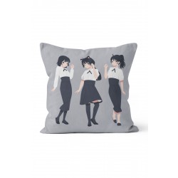 K-996 Üç Anime Kız Çift Tarafı Baskılı Kırlent Kılıfı K-996 Üç Anime Kız Çift Tarafı Baskılı Kırlent Kılıfı